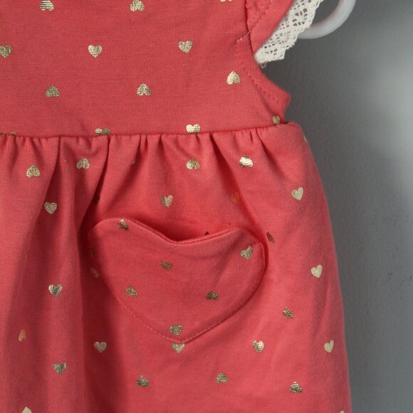 ❄️5/$25🎄Isaac Mizrahi Size 3-6M Heart dress - Picture 2 of 3